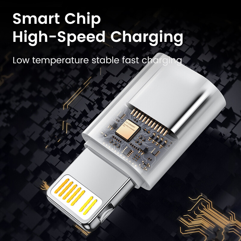 Tip c na Lightning adapter, ženski adapter tipa C za Ios, adapter za brzo punjenje, USB C pretvarač za iPhone