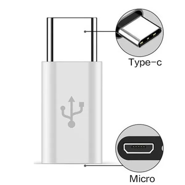 USB tip C u mikro USB Android adapterski konektor za telefon i tablet Mikro USB muški u ženski konverter tipa C za Xiaomi Huawei