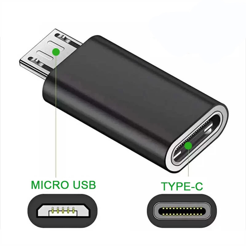 USB tip C u mikro USB Android adapterski konektor za telefon i tablet Mikro USB muški u ženski konverter tipa C za Xiaomi Huawei