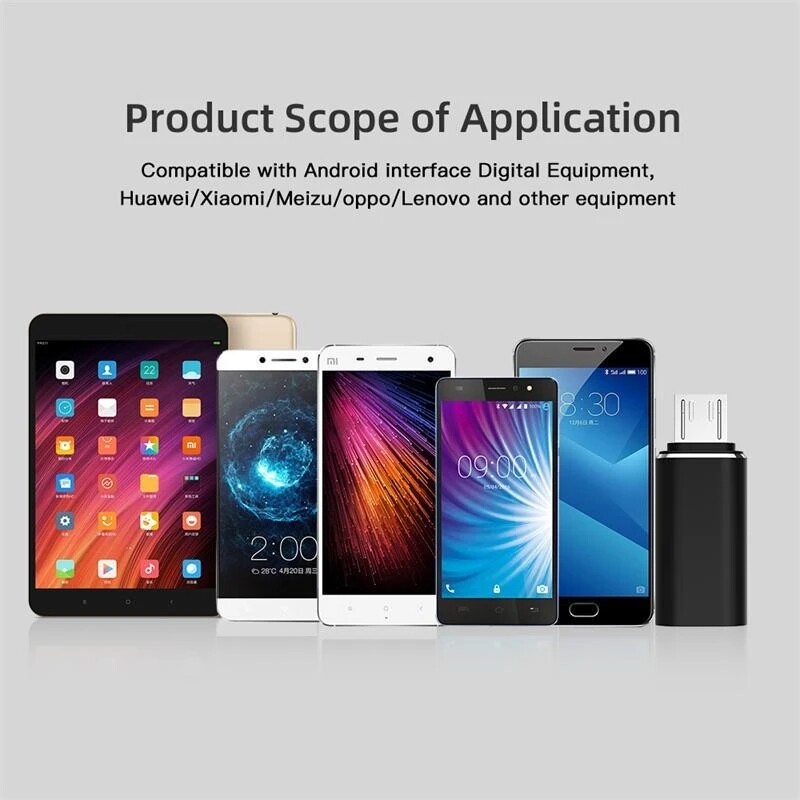 USB tip C u mikro USB Android adapterski konektor za telefon i tablet Mikro USB muški u ženski konverter tipa C za Xiaomi Huawei