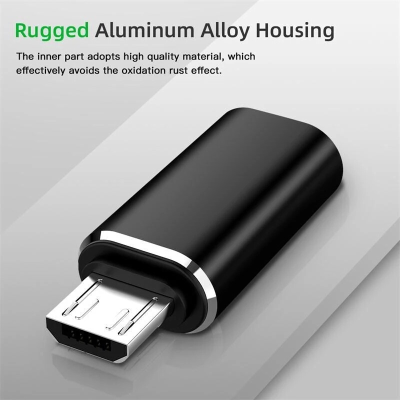 USB tip C u mikro USB Android adapterski konektor za telefon i tablet Mikro USB muški u ženski konverter tipa C za Xiaomi Huawei