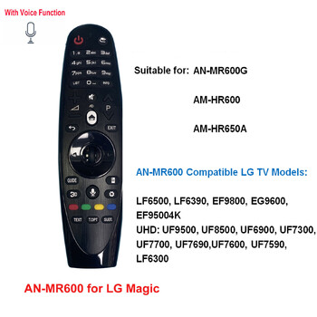 Νέο τηλεχειριστήριο Voice Magic TV AN-MR18BA AN-MR19BA MR20GA AN-MR600 AN-MR650A Fit for L Smart TV Voice Magic Remote Center