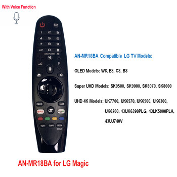 Νέο τηλεχειριστήριο Voice Magic TV AN-MR18BA AN-MR19BA MR20GA AN-MR600 AN-MR650A Fit for L Smart TV Voice Magic Remote Center