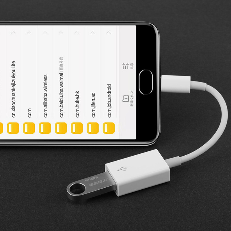 Lightning към USB OTG конвертор адаптер за IPhone мишка клавиатура зареждане U диск камера четец на данни конвертор на данни Iphone Otg