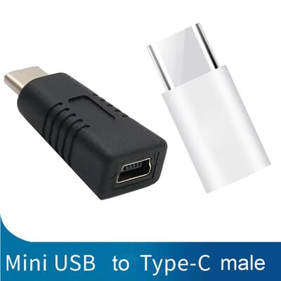 Mini USB aljzat C típusú dugasz adapter korróziógátló hordozható telefon átalakító