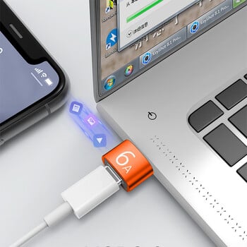 6A Τύπος C σε USB 3.0 OTG Μετατροπέας USB C Γυναικείο σε USB αρσενικό για MacBook Pro Samsung S20 Xiaomi Huawei USBC OTG Connector