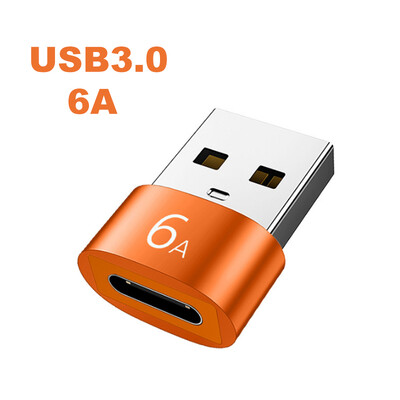 6A Type C към USB 3.0 OTG адаптер USB C женски към USB мъжки конвертор за MacBook Pro Samsung S20 Xiaomi Huawei USBC OTG конектор