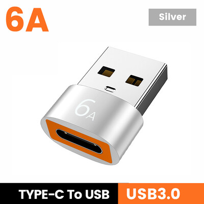 6A Tip C na USB 3.0 OTG adapter USB C ženski na USB muški pretvarač za MacBook Pro Samsung S20 Xiaomi Huawei USBC OTG konektor