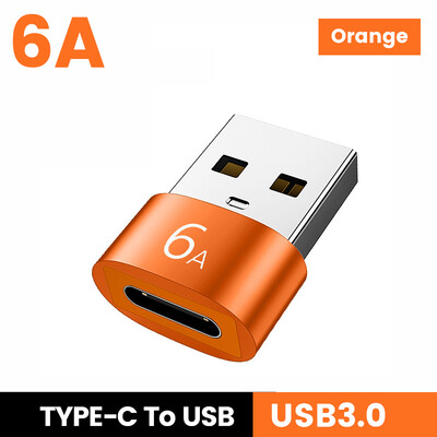 6A Tip C na USB 3.0 OTG adapter USB C ženski na USB muški pretvarač za MacBook Pro Samsung S20 Xiaomi Huawei USBC OTG konektor