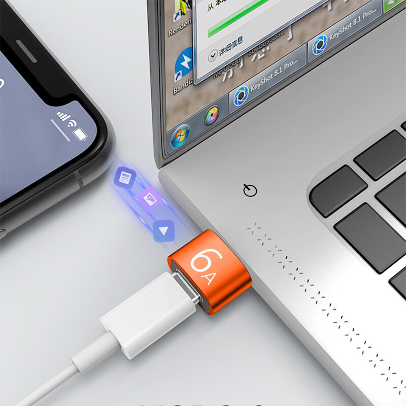 6A Tip C na USB 3.0 OTG adapter USB C ženski na USB muški pretvarač za MacBook Pro Samsung S20 Xiaomi Huawei USBC OTG konektor
