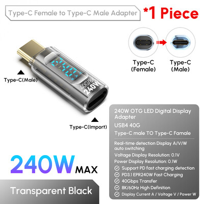 35W za Lightning ženski na USB C adapter punjača za IPhone 15 14 13 12 Pro Max tip C 8Pin priključak za ispitivanje snage punjenja