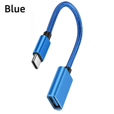 OTG kabel tipa C na USB ženski adapterski kabel za Macbook Samsung Huawei Honor Xiaomi Realme POCO USB adapterski kabel USB C kabel