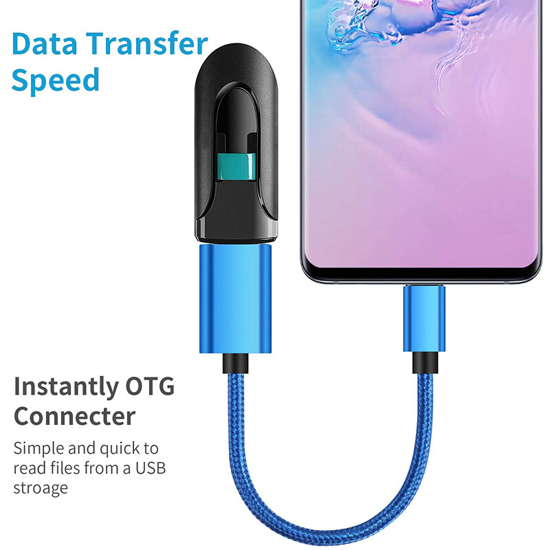 OTG kabel tipa C na USB ženski adapterski kabel za Macbook Samsung Huawei Honor Xiaomi Realme POCO USB adapterski kabel USB C kabel
