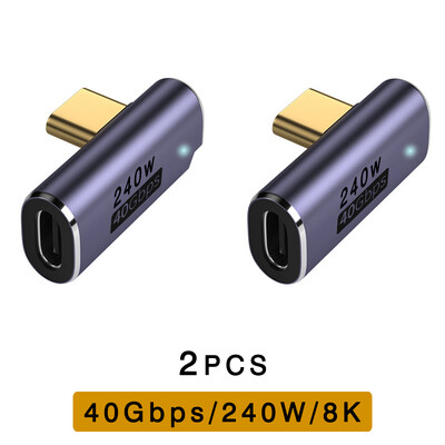 UGOURD USB4 adapter USB C na USB C Thunderbolt 3/4 40Gbps OTG produžni kabel Adapter Tip C muški na ženski pretvarač za prijenosno računalo