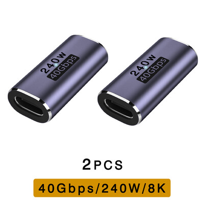 UGOURD USB4 adapter USB C na USB C Thunderbolt 3/4 40Gbps OTG produžni kabel Adapter Tip C muški na ženski pretvarač za prijenosno računalo