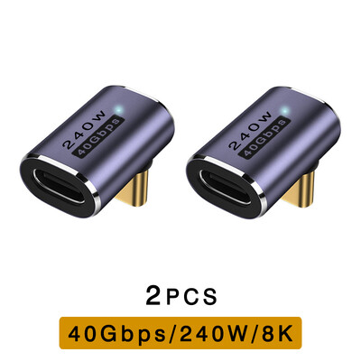 UGOURD USB4 adapter USB C na USB C Thunderbolt 3/4 40Gbps OTG produžni kabel Adapter Tip C muški na ženski pretvarač za prijenosno računalo