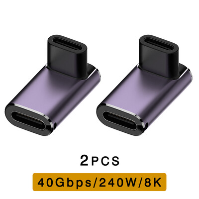 UGOURD USB4 adapter USB C na USB C Thunderbolt 3/4 40Gbps OTG produžni kabel Adapter Tip C muški na ženski pretvarač za prijenosno računalo