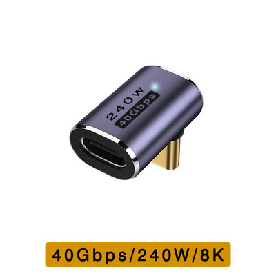 UGOURD USB4 adapter USB C na USB C Thunderbolt 3/4 40Gbps OTG produžni kabel Adapter Tip C muški na ženski pretvarač za prijenosno računalo