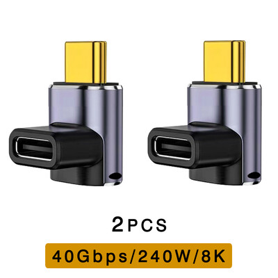 UGOURD USB4 adapter USB C na USB C Thunderbolt 3/4 40Gbps OTG produžni kabel Adapter Tip C muški na ženski pretvarač za prijenosno računalo