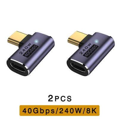 UGOURD USB4 adapter USB C na USB C Thunderbolt 3/4 40Gbps OTG produžni kabel Adapter Tip C muški na ženski pretvarač za prijenosno računalo