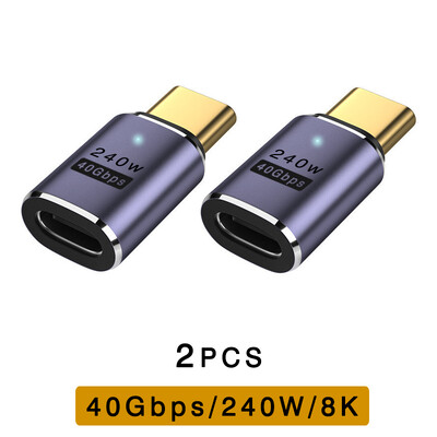 UGOURD USB4 adapter USB C na USB C Thunderbolt 3/4 40Gbps OTG produžni kabel Adapter Tip C muški na ženski pretvarač za prijenosno računalo