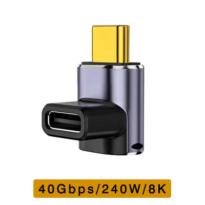 UGOURD USB4 adapter USB C na USB C Thunderbolt 3/4 40Gbps OTG produžni kabel Adapter Tip C muški na ženski pretvarač za prijenosno računalo