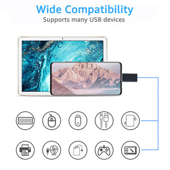 Τύπος προσαρμογέα USB C σε Micro USB σε υποδοχή μετατροπέα Micro USB Υποστήριξη Συγχρονισμός μετατροπέα φόρτισης/δεδομένων/ακουστικών για Samsung Xiaomi