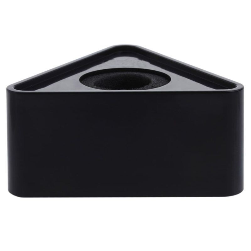 Y1UB Black Hole Triangular Mic Mikrofon TV Interview Logo Flag Station DIY