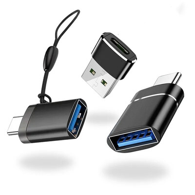 2 DB USB 3.0 - C típusú adapter OTG C típusú dugasz - USB anya konverter laptophoz Xiaomi HUAWE Samsung USB C OTG csatlakozó