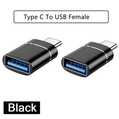 2 KOM USB 3.0 na tip C adapter OTG tip C muški na USB ženski pretvarač za prijenosno računalo Xiaomi HUAWE Samsung USB C OTG konektor