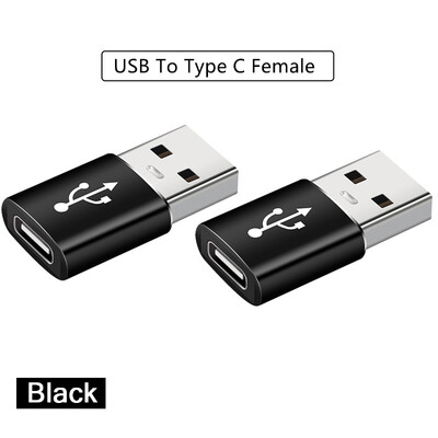 2 KOM USB 3.0 na tip C adapter OTG tip C muški na USB ženski pretvarač za prijenosno računalo Xiaomi HUAWE Samsung USB C OTG konektor