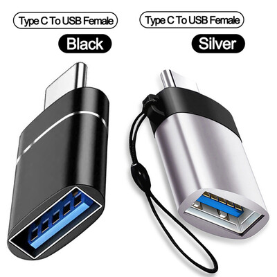 2 KOM USB 3.0 na tip C adapter OTG tip C muški na USB ženski pretvarač za prijenosno računalo Xiaomi HUAWE Samsung USB C OTG konektor