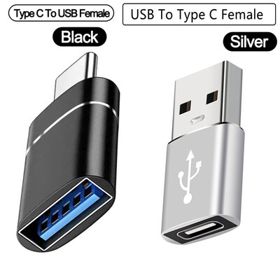 2 KOM USB 3.0 na tip C adapter OTG tip C muški na USB ženski pretvarač za prijenosno računalo Xiaomi HUAWE Samsung USB C OTG konektor