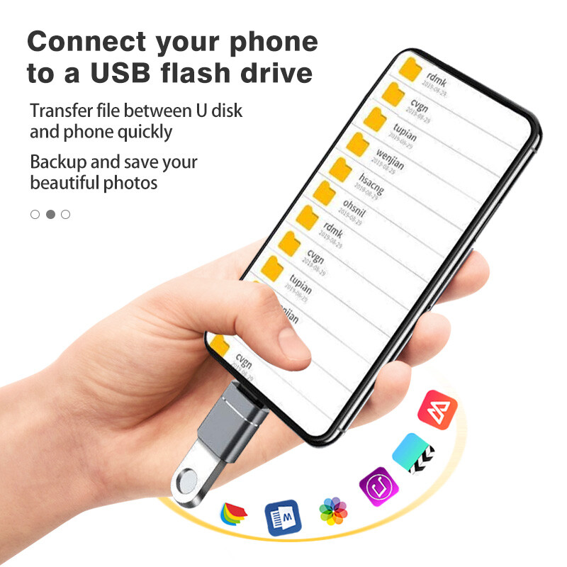 2 KOM USB 3.0 na tip C adapter OTG tip C muški na USB ženski pretvarač za prijenosno računalo Xiaomi HUAWE Samsung USB C OTG konektor