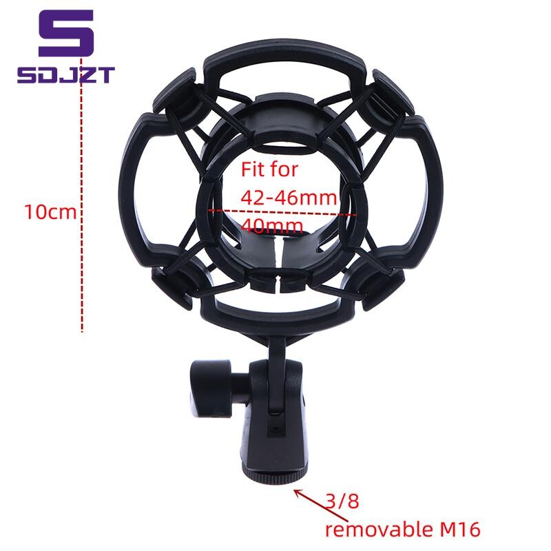 Univerzalni profesionalni kondenzatorski držač za držač mikrofona, držač za studijsko snimanje, za crnu veliku kopču za mikrofon