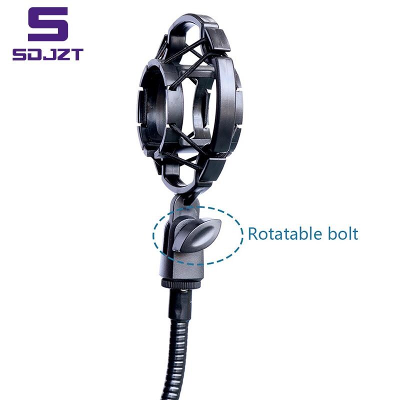 Univerzalni profesionalni kondenzatorski držač za držač mikrofona, držač za studijsko snimanje, za crnu veliku kopču za mikrofon