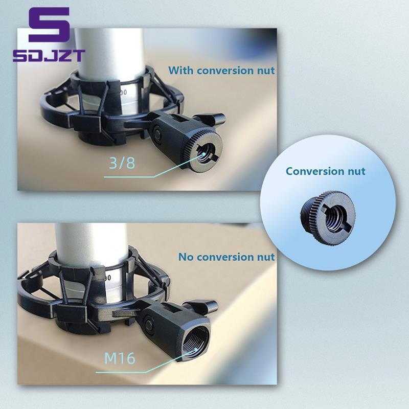 Univerzalni profesionalni kondenzatorski držač za držač mikrofona, držač za studijsko snimanje, za crnu veliku kopču za mikrofon