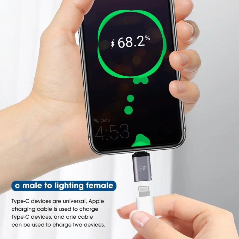 Za iPhone 14 13 Pro XS Huawei P30 Kabel IOS Ženski u Tip-C Muški Kabel Adapter Brzi prijenos USB C konektor Konverter