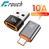 Crouch USB 3.0 na tip C adapter OTG USB C muški na USB A ženski 10A konektor za brzo punjenje za Macbook Xiaomi Huawei Samsung