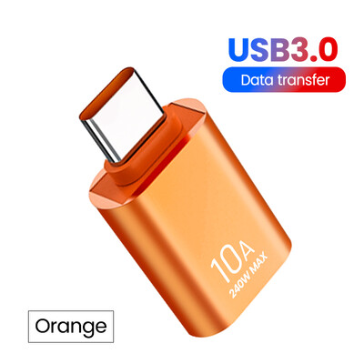 Crouch USB 3.0 na tip C adapter OTG USB C muški na USB A ženski 10A konektor za brzo punjenje za Macbook Xiaomi Huawei Samsung