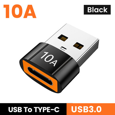 Crouch USB 3.0 na tip C adapter OTG USB C muški na USB A ženski 10A konektor za brzo punjenje za Macbook Xiaomi Huawei Samsung
