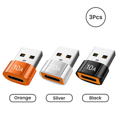 Crouch USB 3.0 na tip C adapter OTG USB C muški na USB A ženski 10A konektor za brzo punjenje za Macbook Xiaomi Huawei Samsung