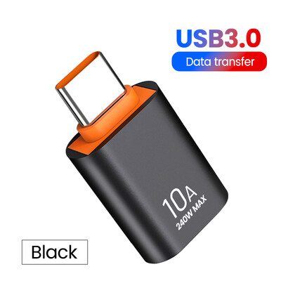 Crouch USB 3.0 na tip C adapter OTG USB C muški na USB A ženski 10A konektor za brzo punjenje za Macbook Xiaomi Huawei Samsung