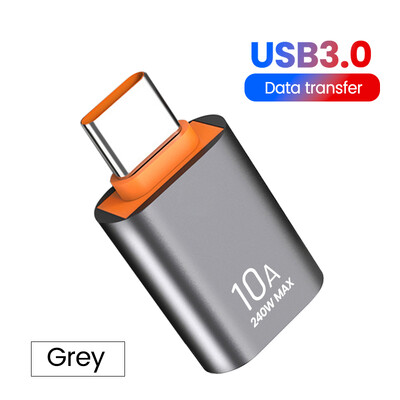 Crouch USB 3.0 na tip C adapter OTG USB C muški na USB A ženski 10A konektor za brzo punjenje za Macbook Xiaomi Huawei Samsung