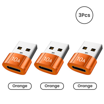 Crouch USB 3.0 na tip C adapter OTG USB C muški na USB A ženski 10A konektor za brzo punjenje za Macbook Xiaomi Huawei Samsung