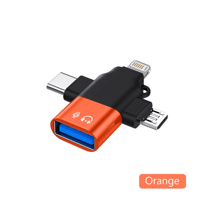 Olaf 3 u 1 OTG adapter USB3.0 na Micro USB/Type C/Lightning Converter Za iphone Xiaomi Samsung Miš Tipkovnica U Flash pogon