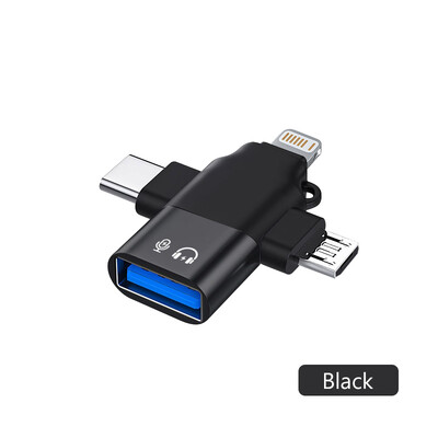 Olaf 3 u 1 OTG adapter USB3.0 na Micro USB/Type C/Lightning Converter Za iphone Xiaomi Samsung Miš Tipkovnica U Flash pogon