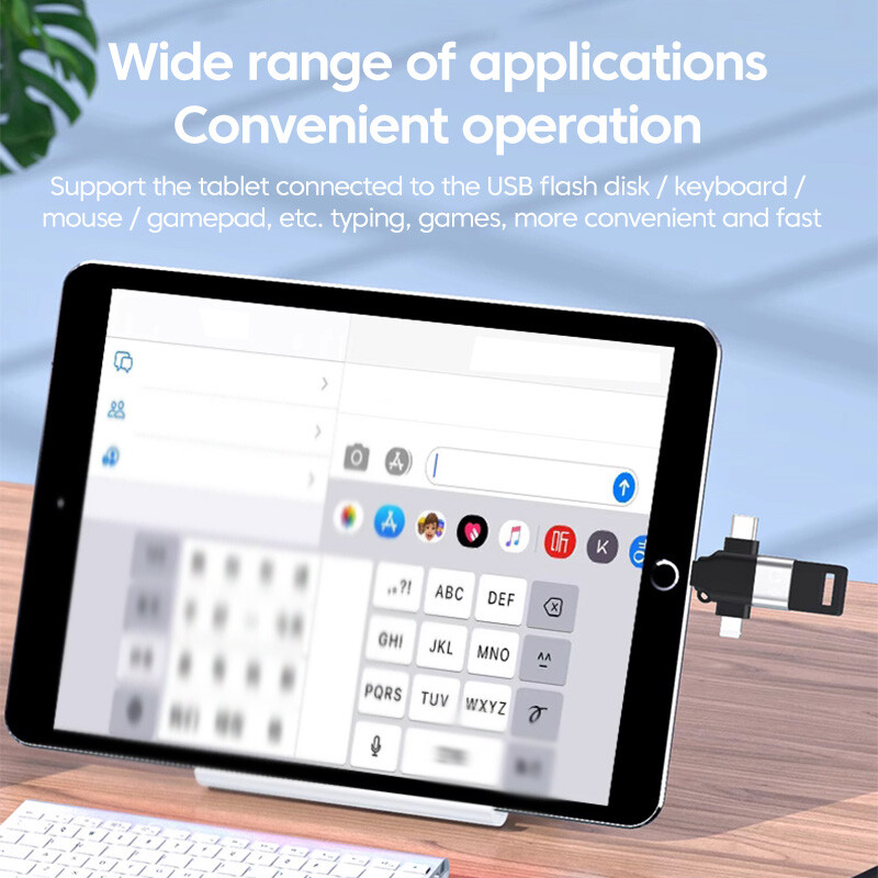 Olaf 3 u 1 OTG adapter USB3.0 na Micro USB/Type C/Lightning Converter Za iphone Xiaomi Samsung Miš Tipkovnica U Flash pogon