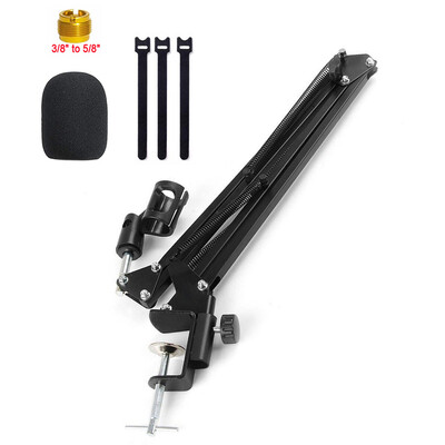 NB-35 stalak za mikrofon, stolni podesivi ovjes, stalak za škare za Blue Yeti Blue Snowball ICE s mikrofonom, vjetrobran