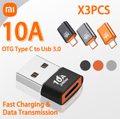 10A Otg adapter tipa C na USB A konverter Tipoc adapterski konektor kabel za Xiaomi 12 11 Samsung S22 Iphone 14 13 Oneplus 10pro